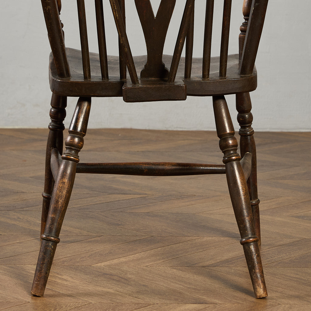 英国 クラシック ホイールバック ウィンザー アームチェア