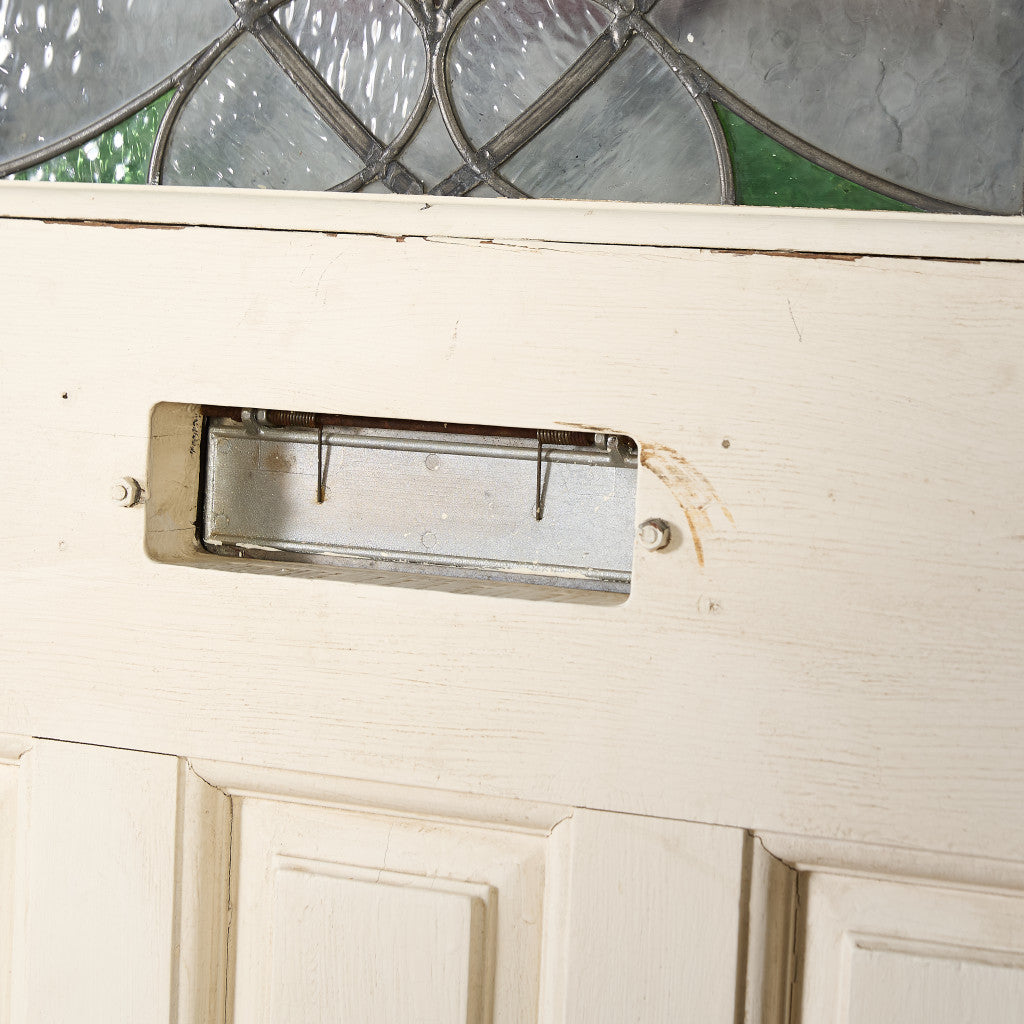 英国 アンティーク ペインテッド ステンドグラス ドア