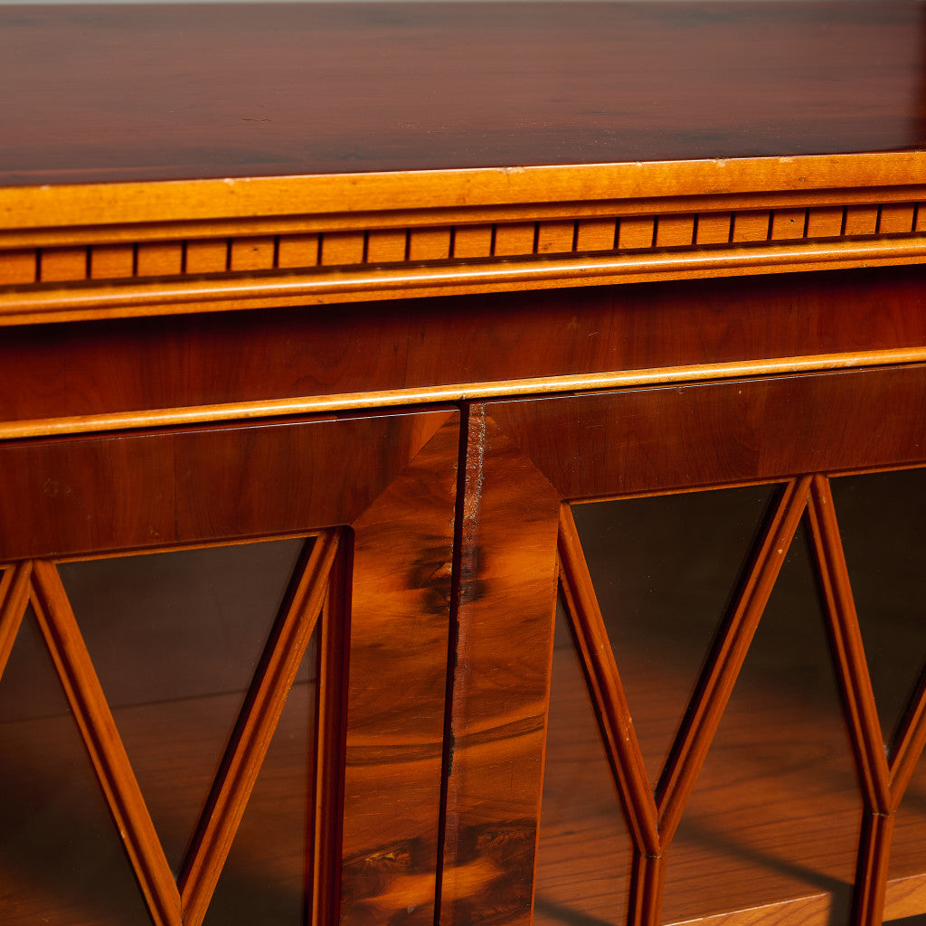 英国 クラシック エドワーディアン様式 ブックケース 食器棚