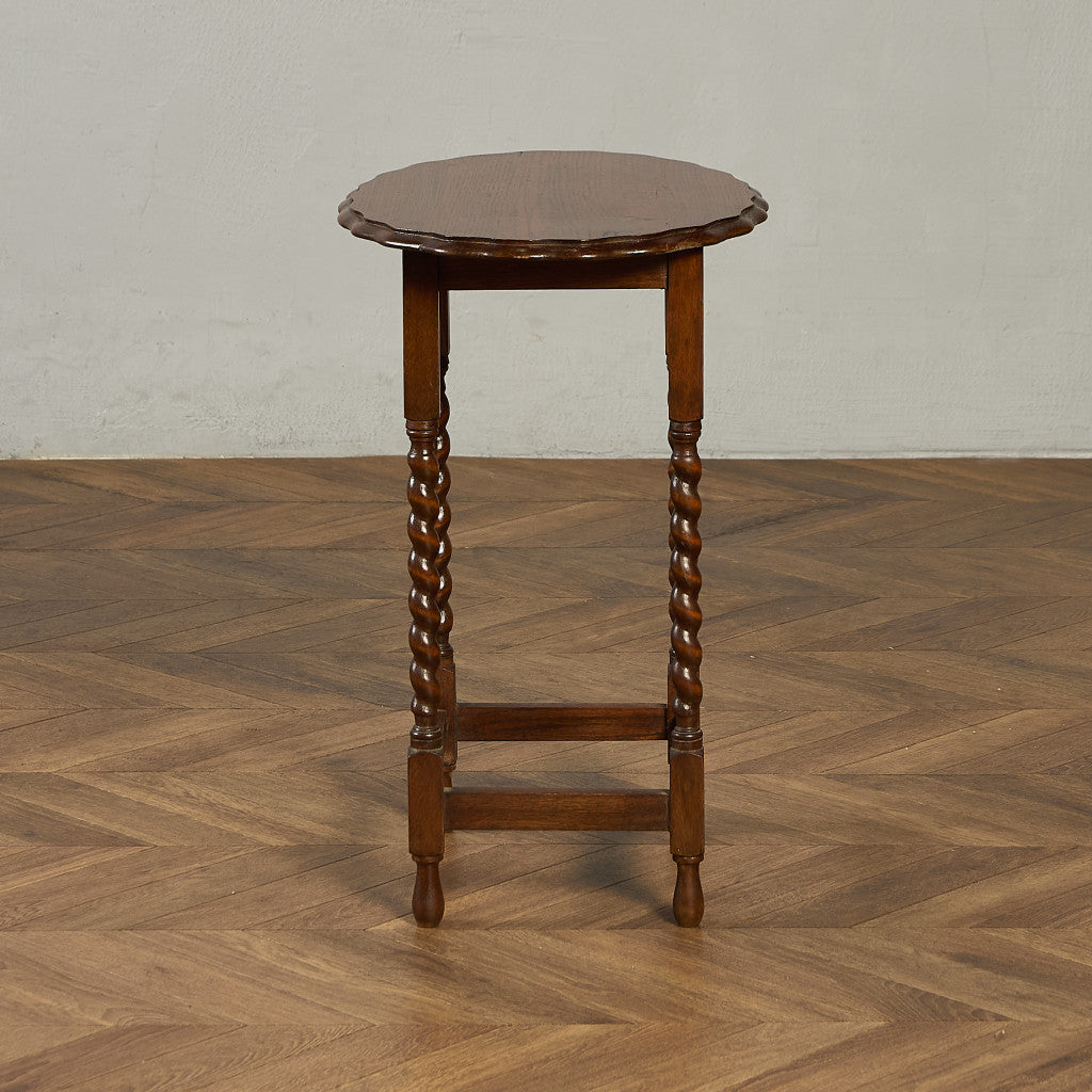 英国 クラシック バーリーシュガーツイスト サイドテーブル