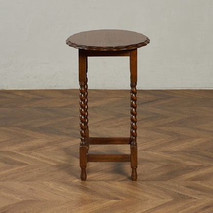 英国 クラシック バーリーシュガーツイスト サイドテーブル