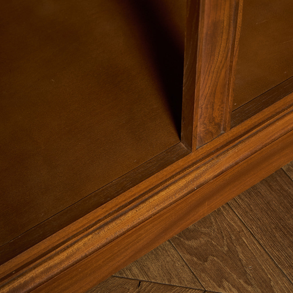 Old Colonial ヴィンテージ ブックケース カップボード ラウンドゴールドラベル