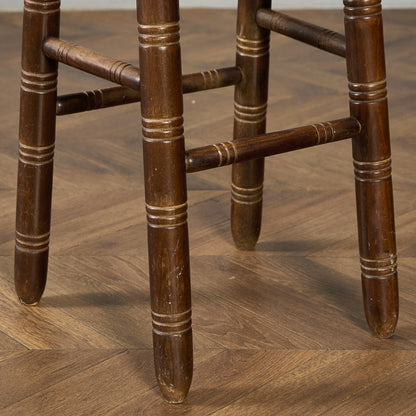 イギリス ヴィンテージ ハイ スツール