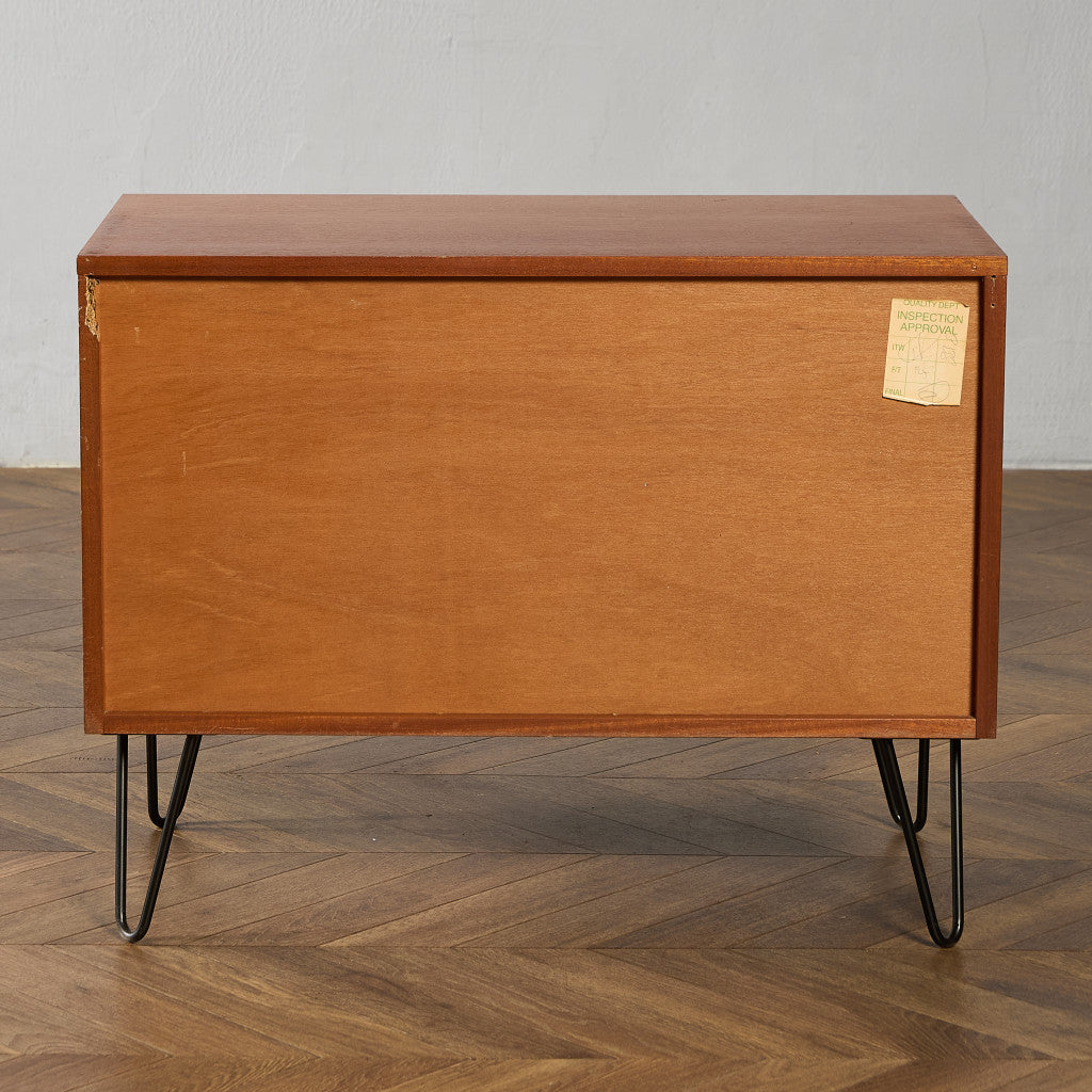 ジープラン G-PLAN Fresco 3段チェスト カスタム アイアン ヘアピンレッグ #95488