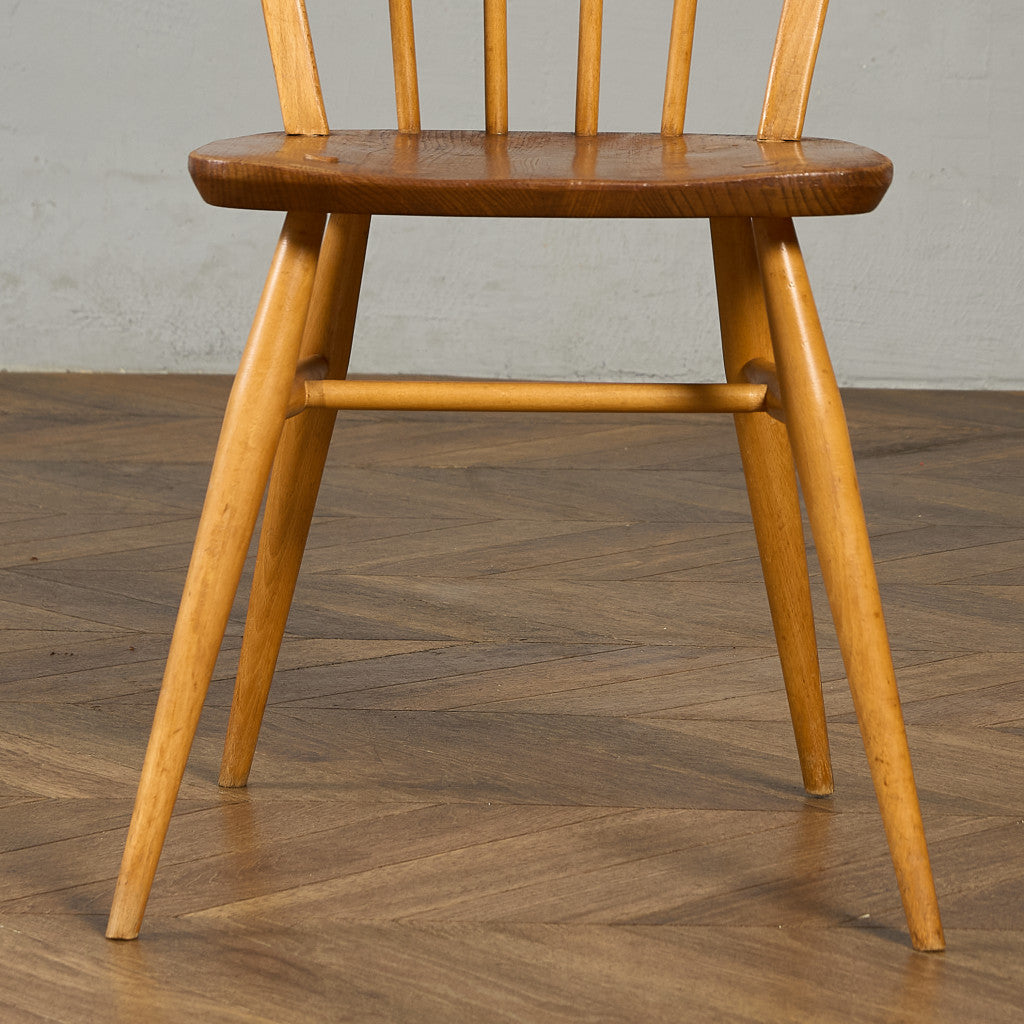アーコール ERCOL ヴィンテージ 4本 スポーク フープバックチェア ラウンドゴールドラベル #89987