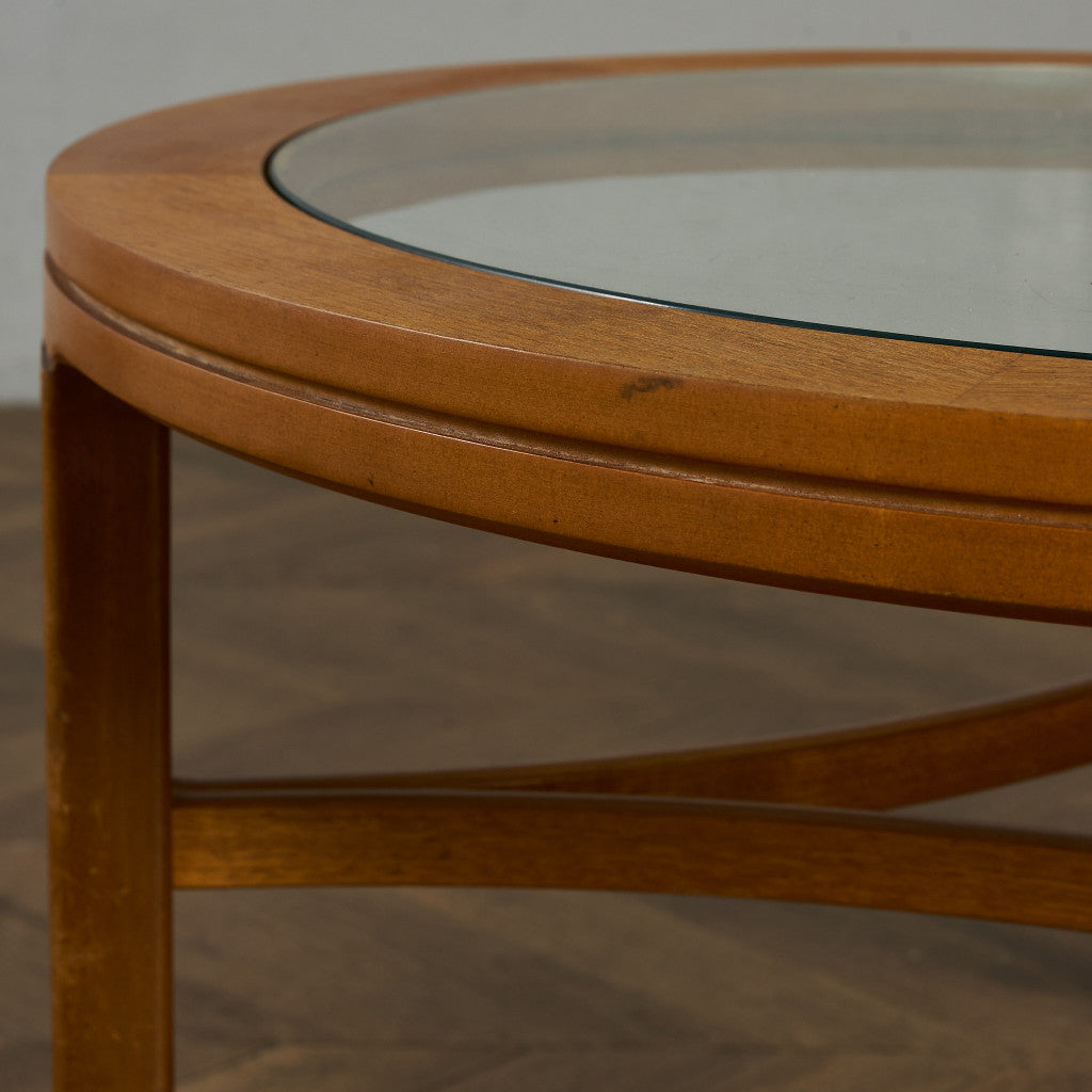 ネイサン Nathan ヴィンテージ ガラストップ センターテーブル #89545