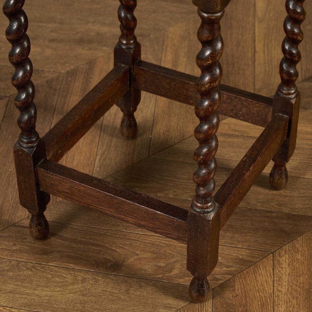 英国 クラシック バーリーシュガーツイスト サイドテーブル