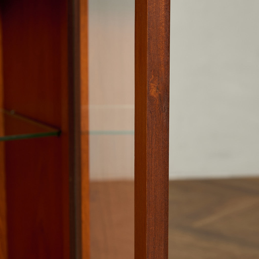 Fresco ガラス ブックケース カスタム アイアン ヘアピンレッグ