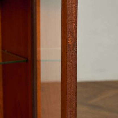 Fresco ガラス ブックケース カスタム アイアン ヘアピンレッグ