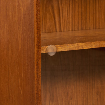 ヴィンテージ ガラスブックケース  カスタム アイアンヘアピンレッグ