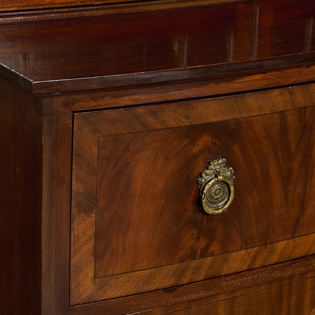 英国 アンティーク ビューロー ブックケース