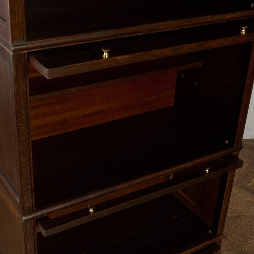 英国 クラシック スタッキングブックケース