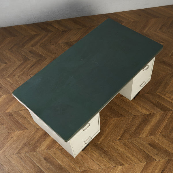 英国 ヴィンテージ 両袖 デスク