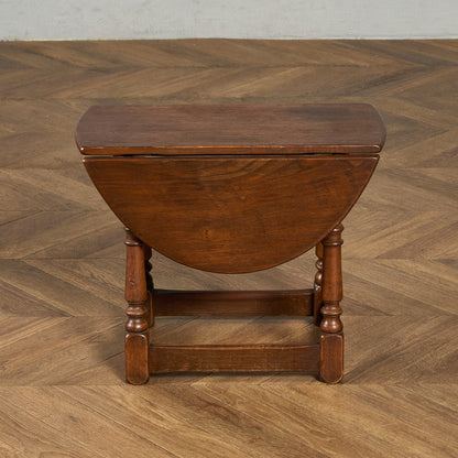 英国 クラシック ターントップ ドロップリーフ サイドテーブル