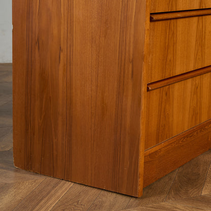 英国 ヴィンテージ 4段 チェスト #90033