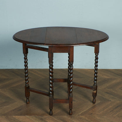 Antique British Drop Leaf Gateleg Table #79340