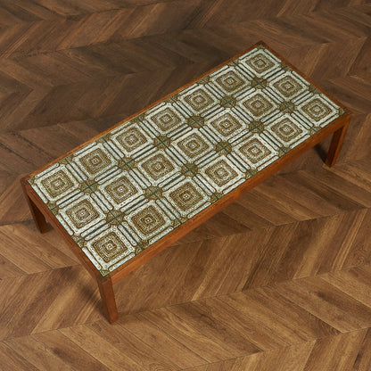 デンマーク製 タイルトップ コーヒーテーブル