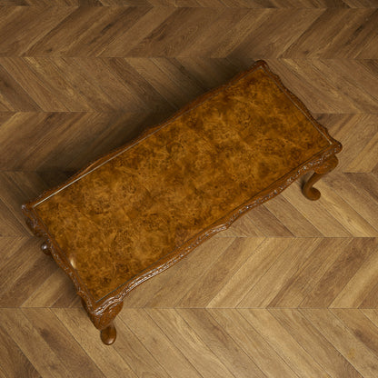 英国 クラシック ガラストップ センターテーブル #86977