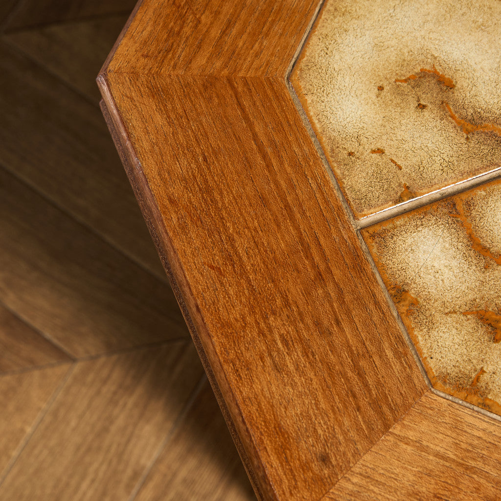 ヴィンテージ タイルトップ コーヒーテーブル