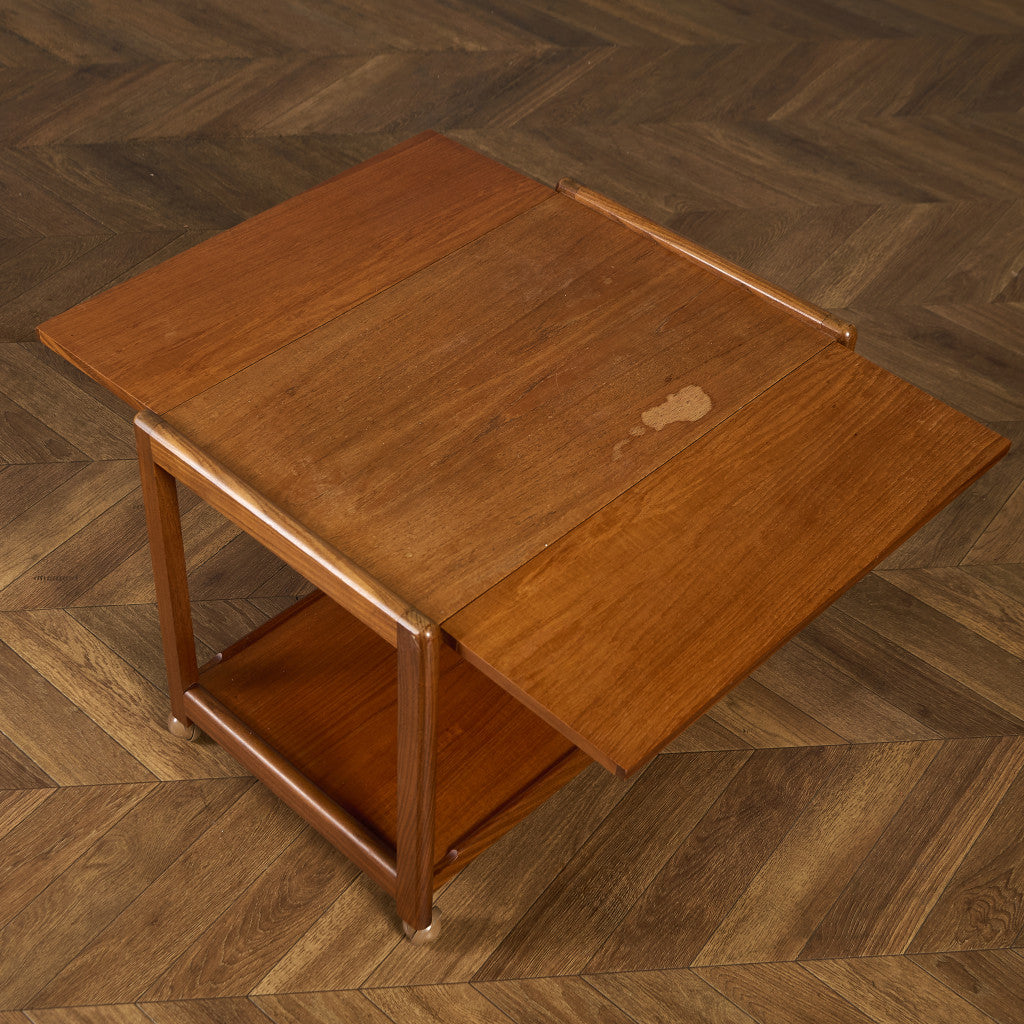 英国 ヴィンテージ ドロップリーフ トロリーワゴン