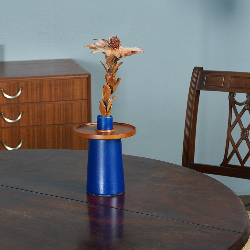 hanauke フラワーベース / BLUE