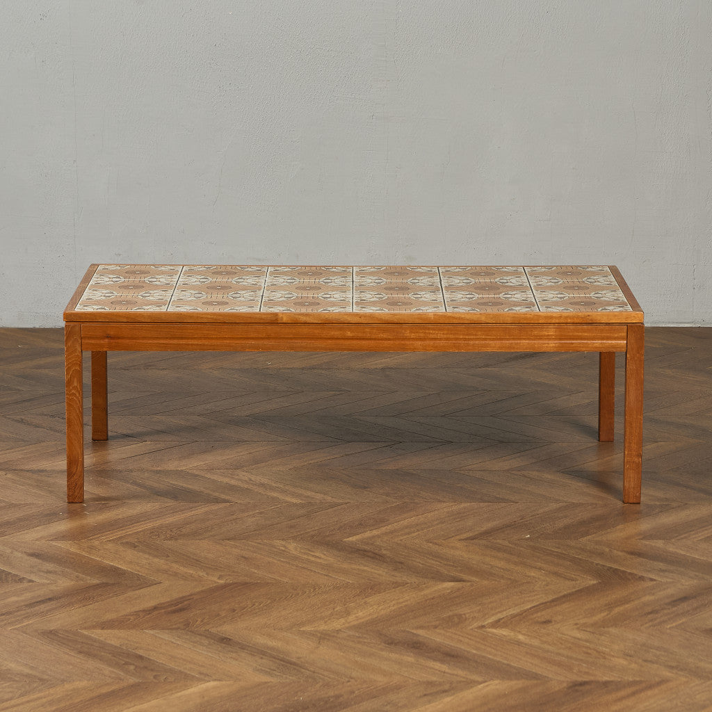 イギリス ヴィンテージ タイルトップ コーヒーテーブル センターテーブル