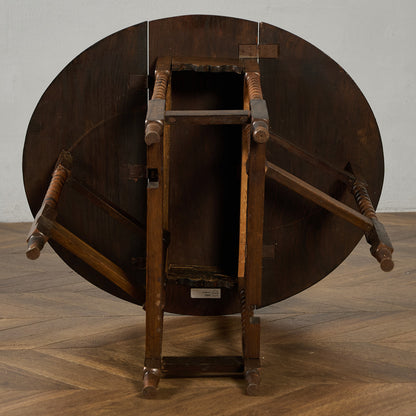 英国 クラシック ドロップリーフ ゲートレッグテーブル