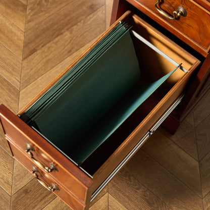 英国 クラシック 両袖 デスク