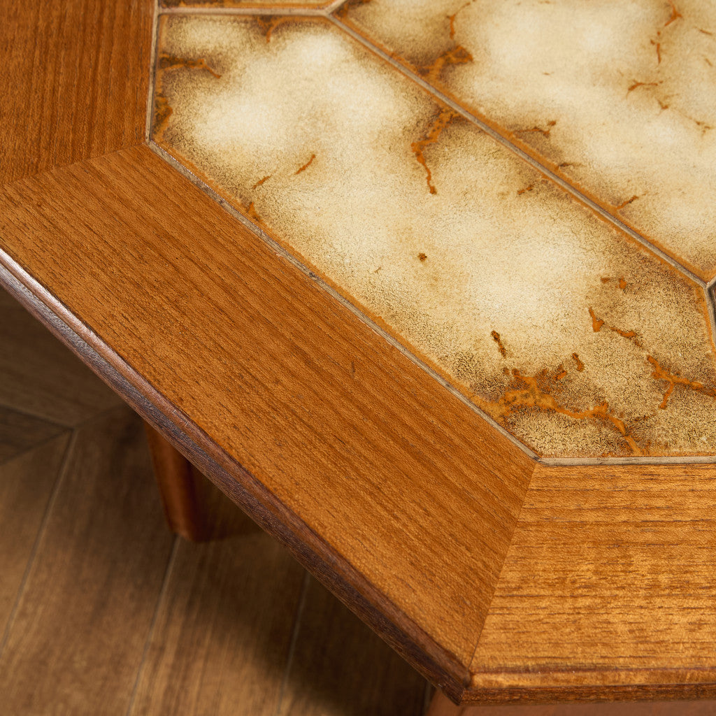 ヴィンテージ タイルトップ コーヒーテーブル