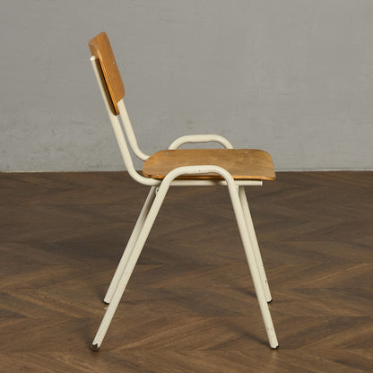 イギリス ヴィンテージ スタッキング スクールチェア #90101