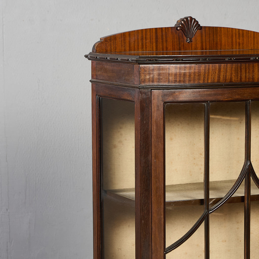 英国 クラシック ディスプレイ ガラス キャビネット #97302