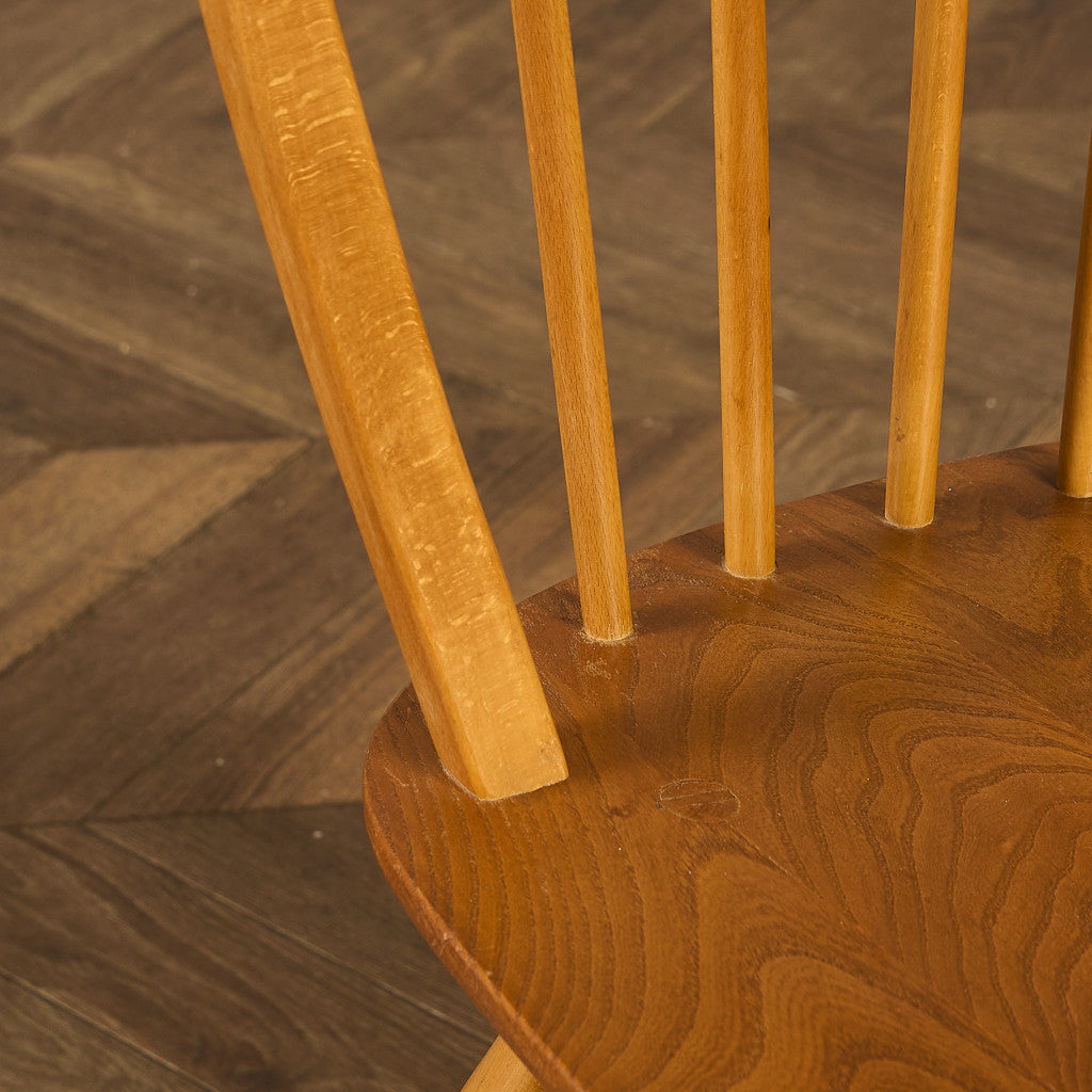 アーコール ERCOL ヴィンテージ 4本 スポーク フープバックチェア ラウンドゴールドラベル #89772