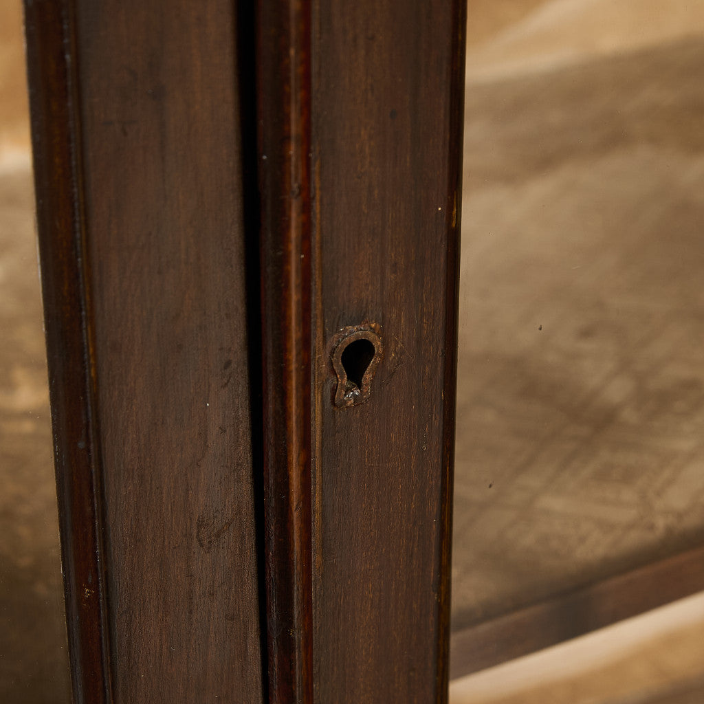 英国 クラシック ディスプレイ ガラス キャビネット