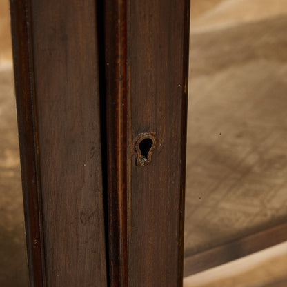 英国 クラシック ディスプレイ ガラス キャビネット