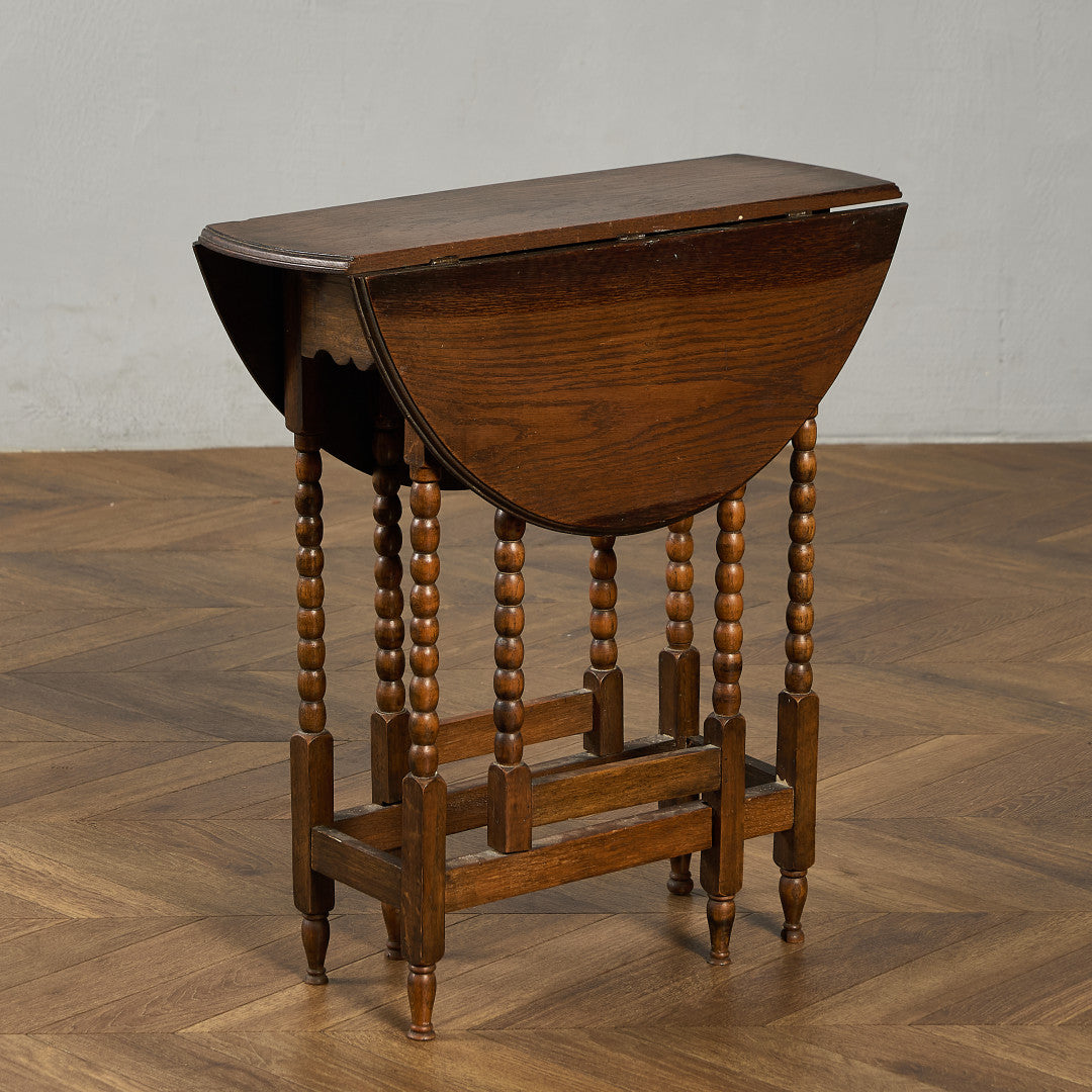 英国 クラシック ドロップリーフ ゲートレッグテーブル