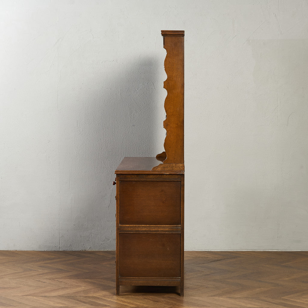 Pratts オーク材 ウェルシュドレッサー カップボード