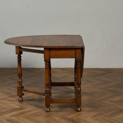 英国 クラシック ドロップリーフ ゲートレッグテーブル