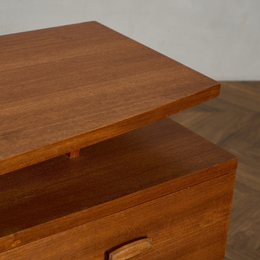 Quadrille ヴィンテージ デスク 両袖デスク