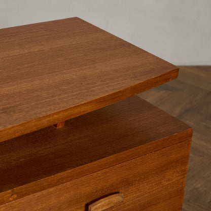 Quadrille ヴィンテージ デスク 両袖デスク