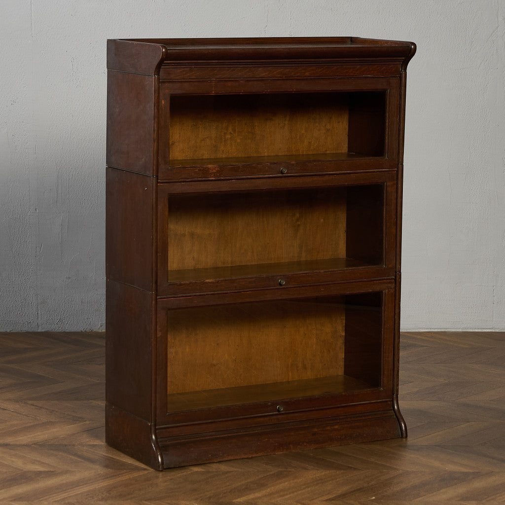 英国 アンティーク スタッキング ブックケース