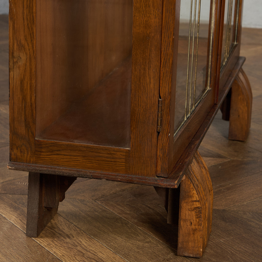 英国 クラシック キュリオケース 飾り棚 #90094