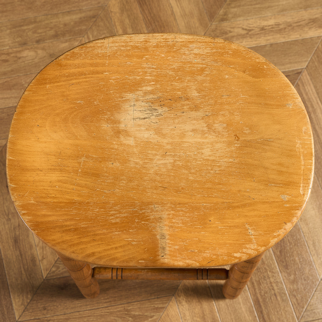 イギリス ヴィンテージ ハイ スツール