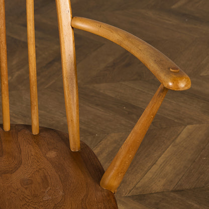 アーコール ERCOL ヴィンテージ クエーカー アームチェア ネイビーブルーラベル #89764