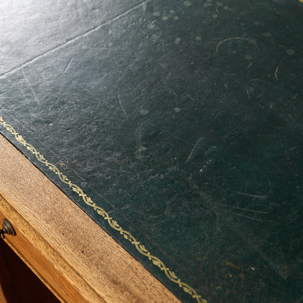 英国 クラシック 両袖デスク