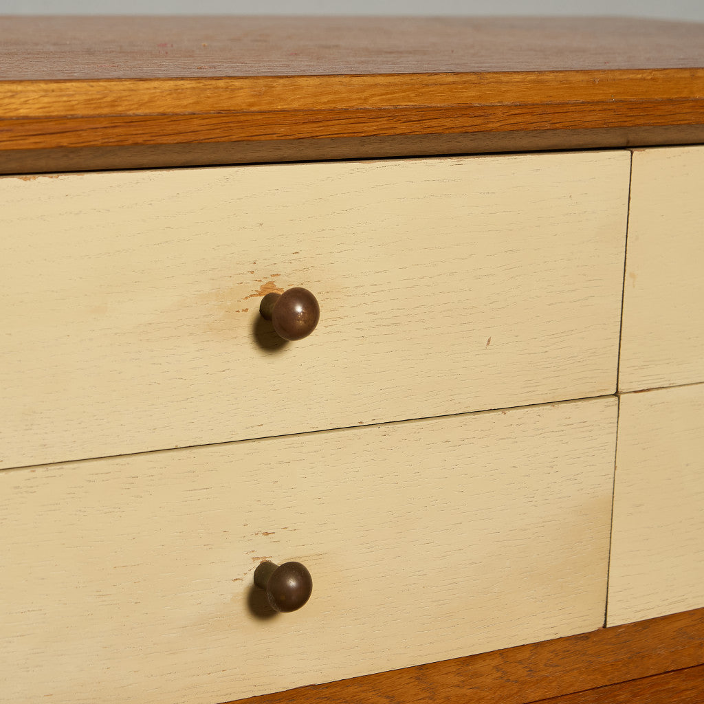 Chinese white ドロワー チェスト (B897)