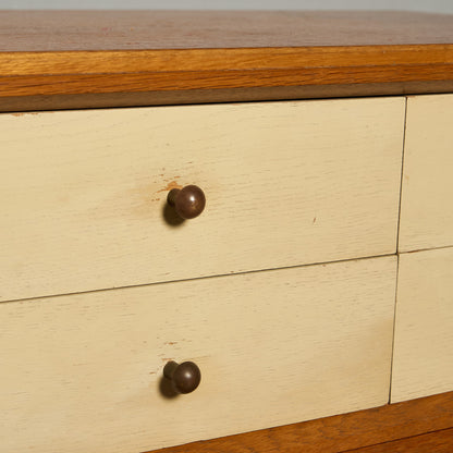 Chinese white ドロワー チェスト (B897)