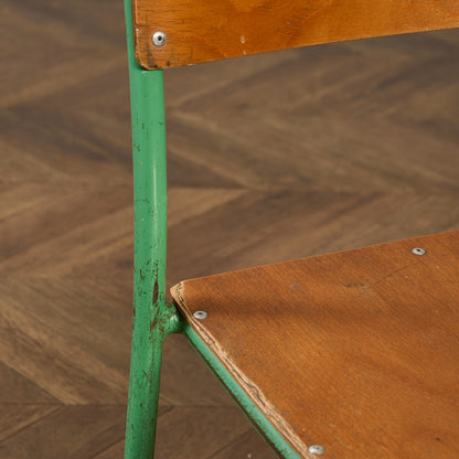 ヴィンテージ スタッキング スクールチェア