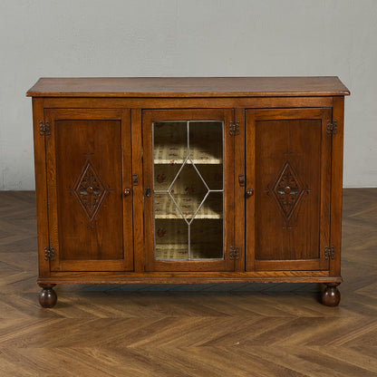 英国 クラシック ガラス キャビネット #91798