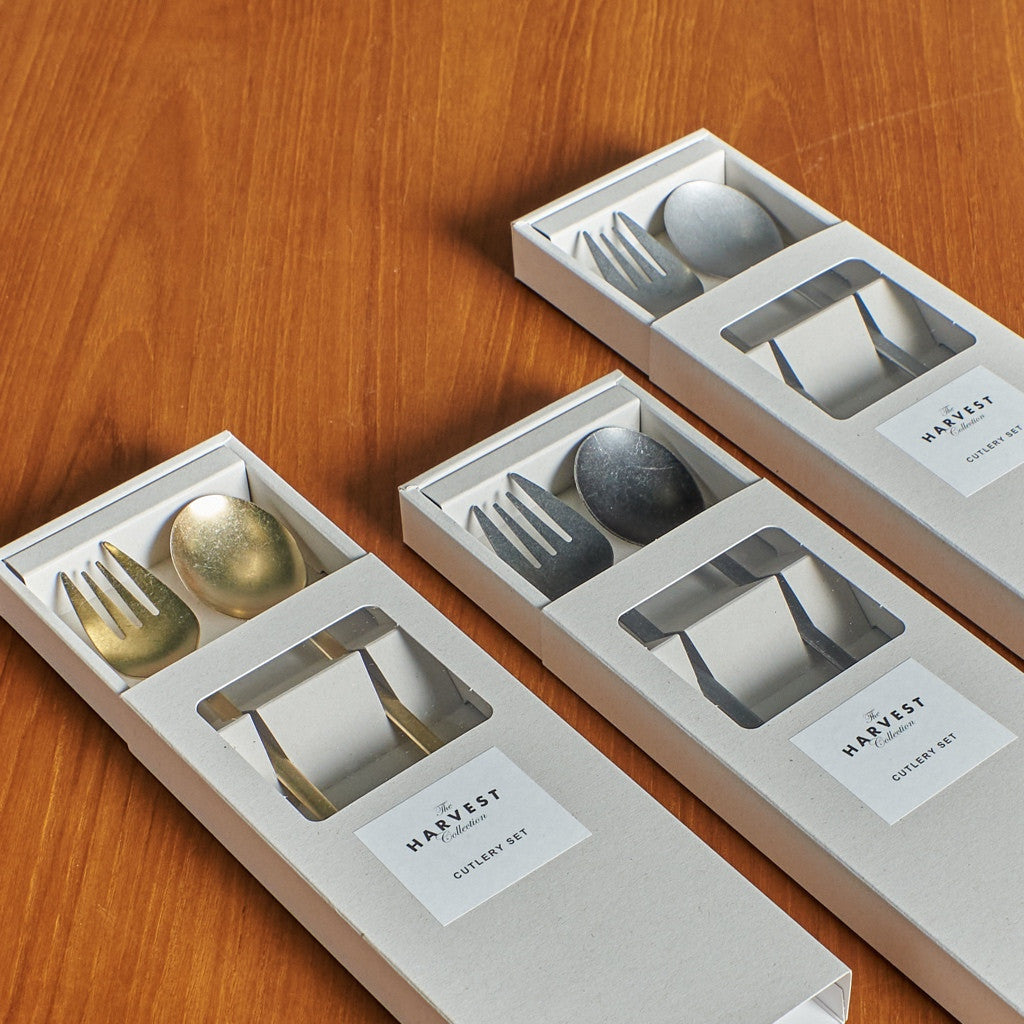 Sukkara and Poku CUTLERY SET / Silver