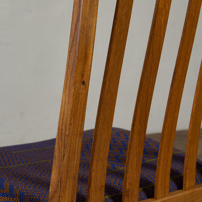 スラットバックチェア 座面張替え済み